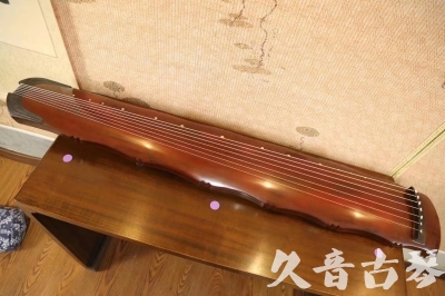 广东省●久音古琴  ●典藏系列 20230726 [红洒金竹节]